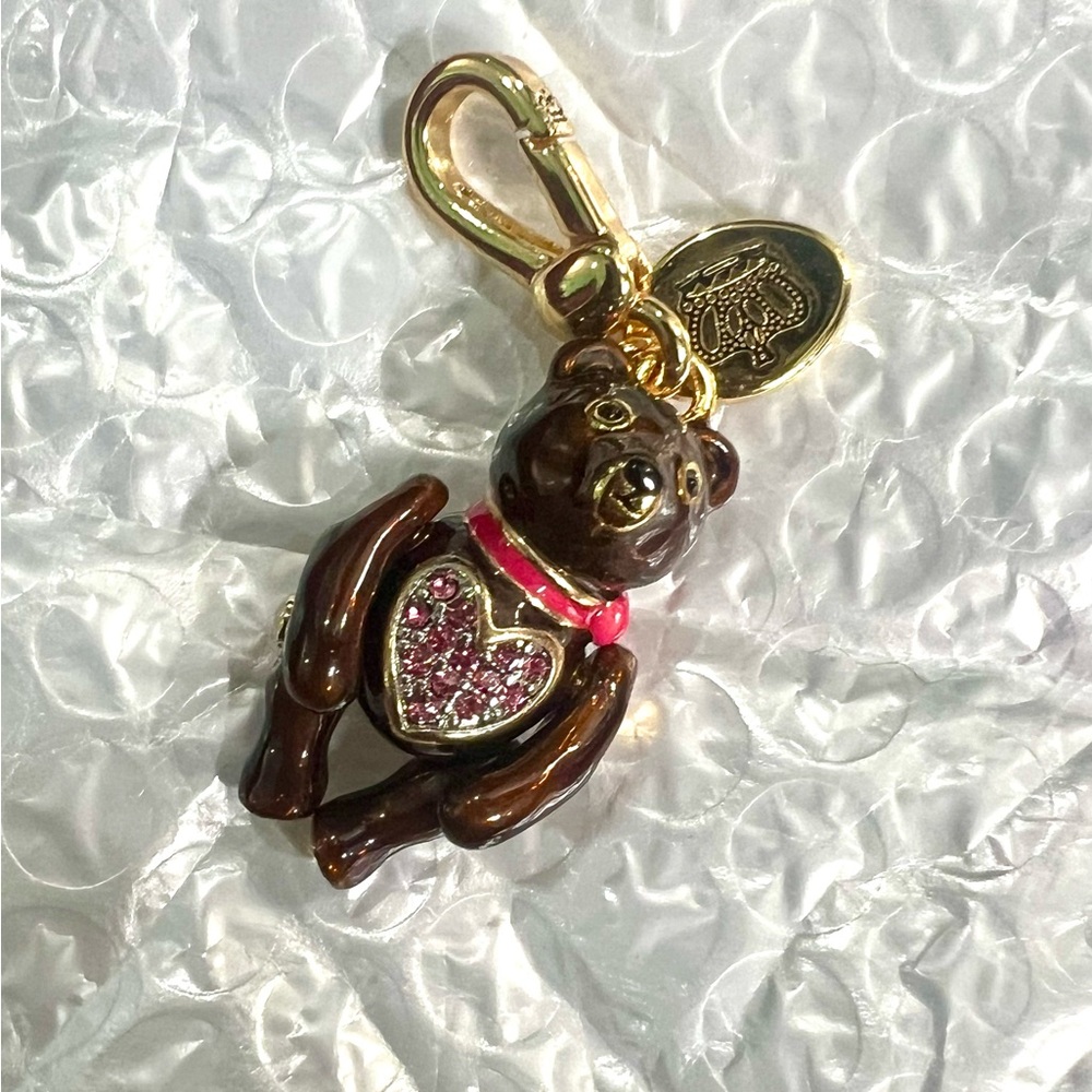 👑✅PRICE FIRM✅ Juicy Couture Adorable Gold and Brown Bear Charm - Picture 7 of 11